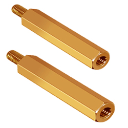 Brass Male Female Pillars